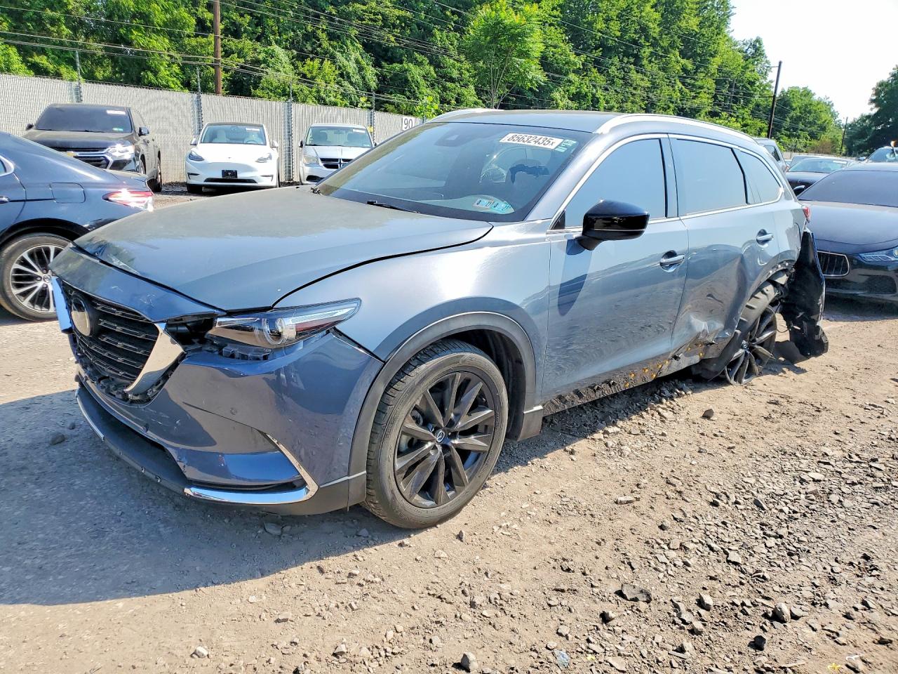 2022 Mazda CX-9 Carbon Edition, VIN JM3TCBDY7N0617751 — Rear end