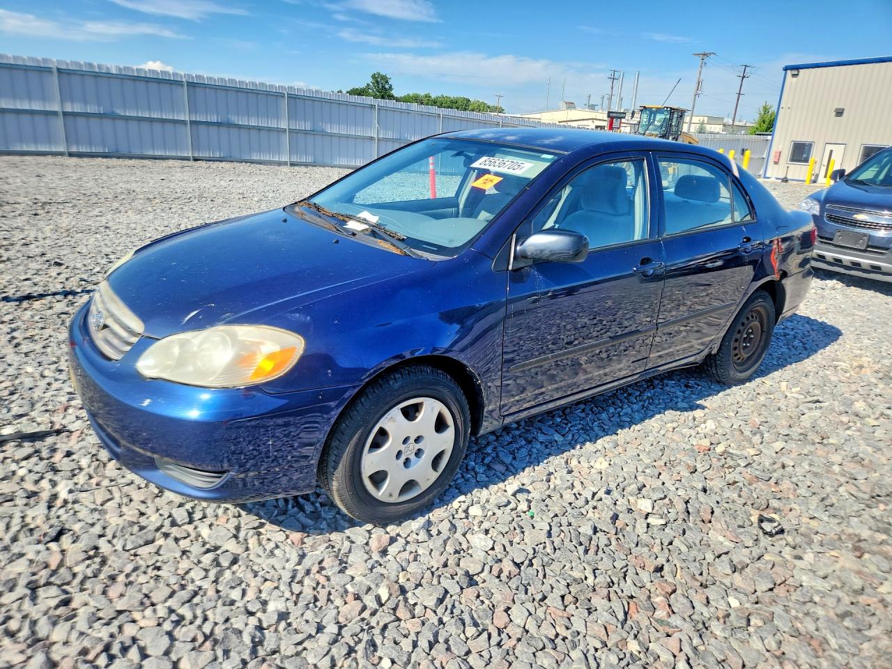 2004 Toyota Corolla CE, VIN 1NXBR32E54Z205252 — Front end
