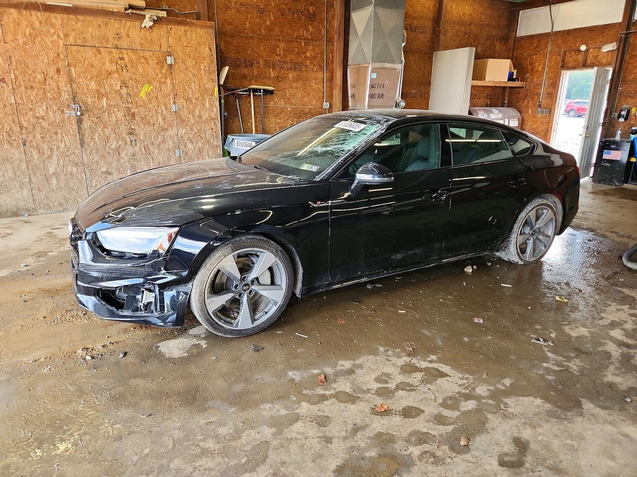 2021 Audi A5 Sportback S line Premium Plus, VIN WAUFACF52MA028309 — Front end