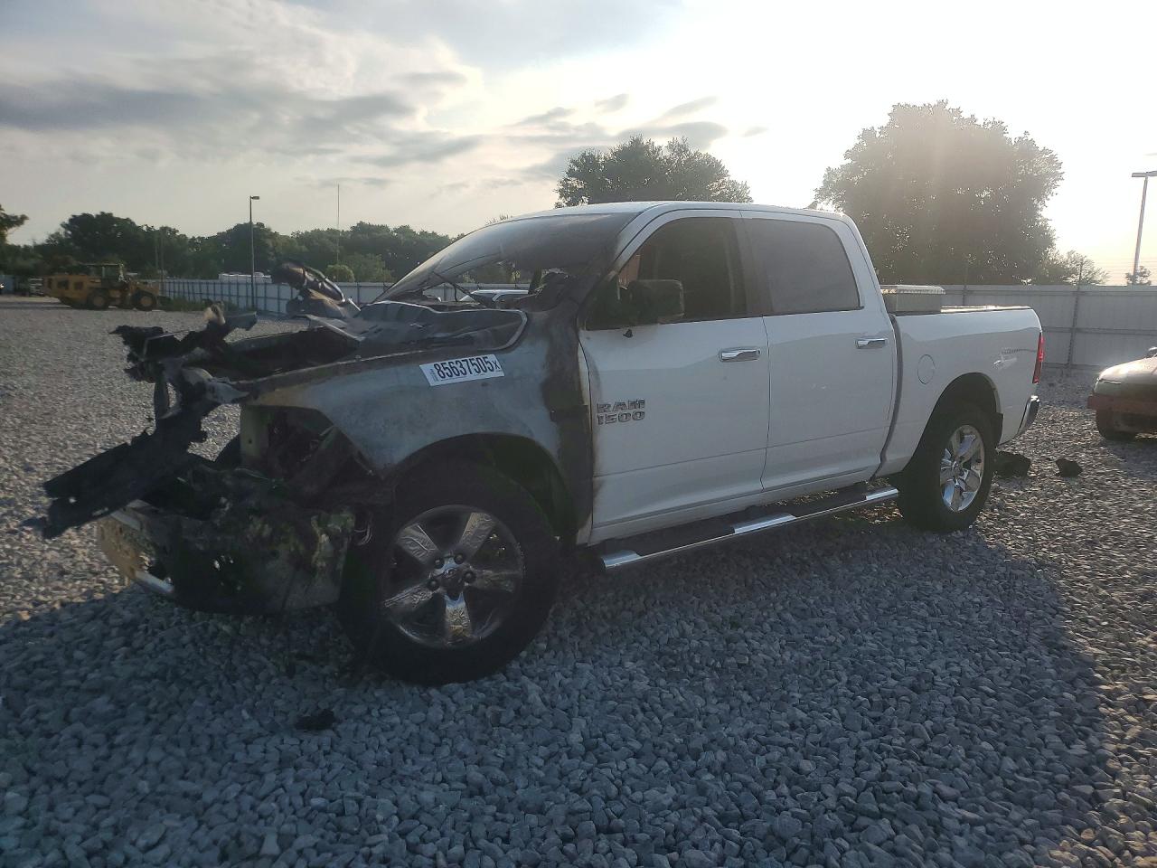 2016 Ram 1500 Big Horn, VIN 1C6RR7LM5GS344210 — Engine fire
