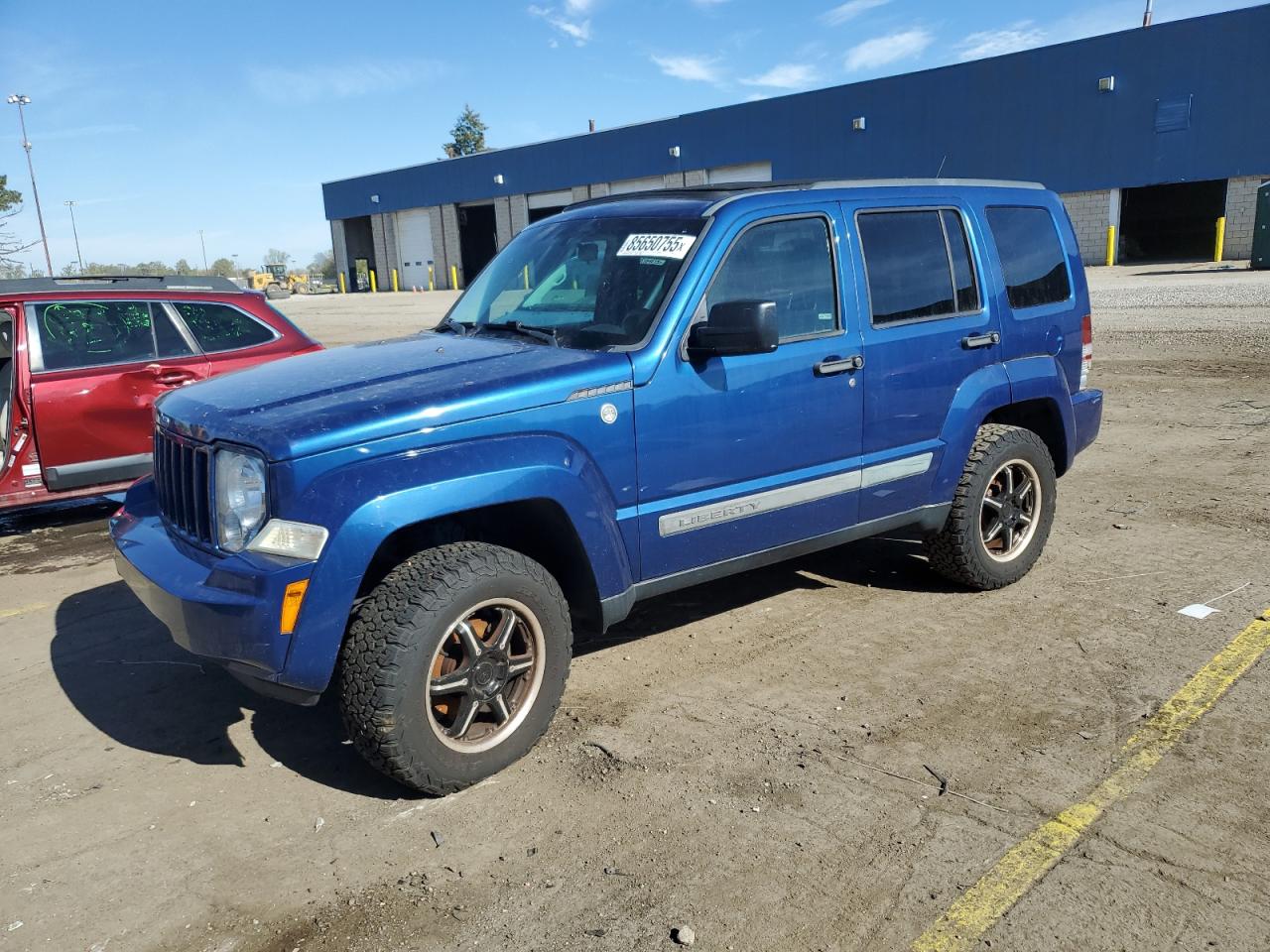 2010 Jeep Liberty Sport, VIN 1J4PN2GK3AW142449 — Rear end