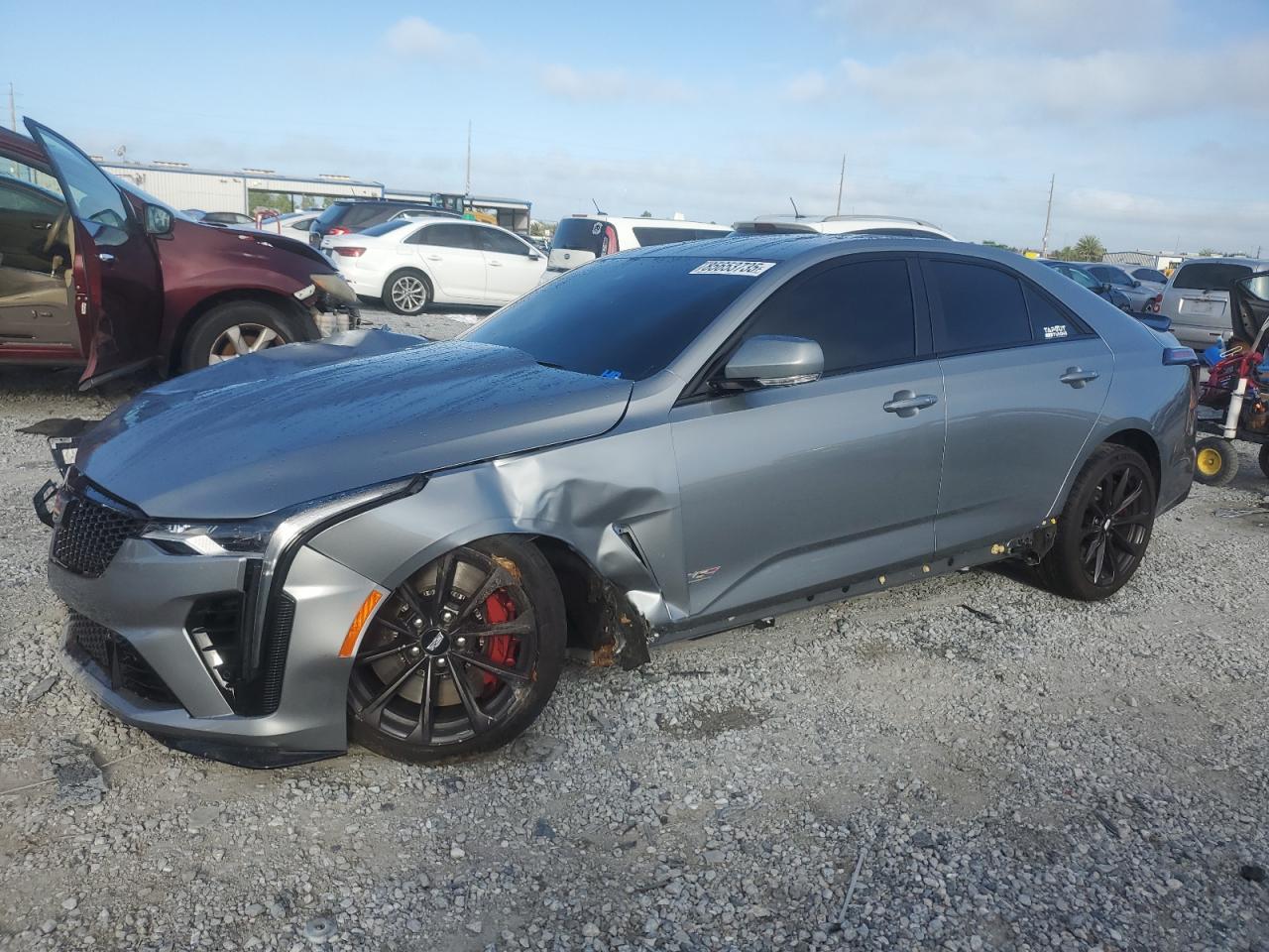 2025 Cadillac CT4-V Blackwing, VIN 1G6D65RP5S0460192 — Front end