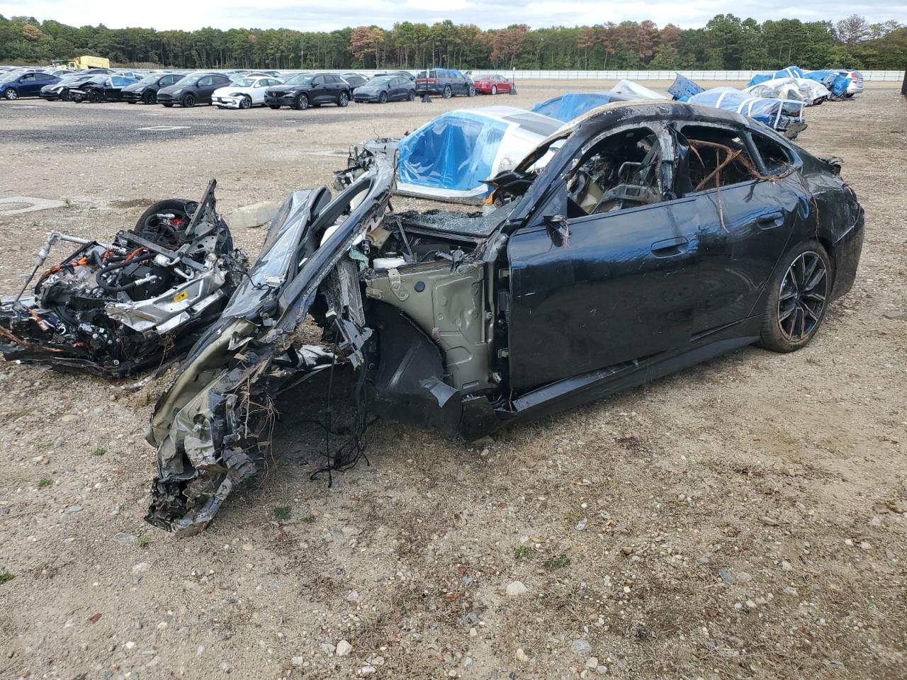 2025 BMW i4 M50, VIN WBY33HD0XSFU43901 — All over