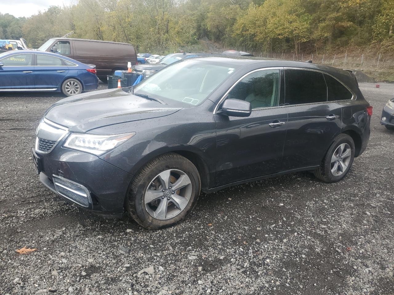 2016 Acura MDX, VIN 5FRYD4H25GB026656 — Front end