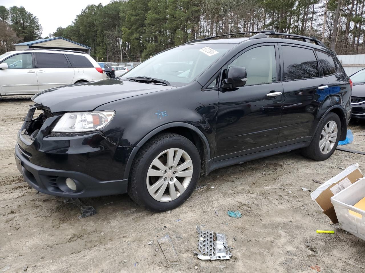 2014 Subaru Tribeca Limited, VIN 4S4WX9KD2E4400907 — Front end