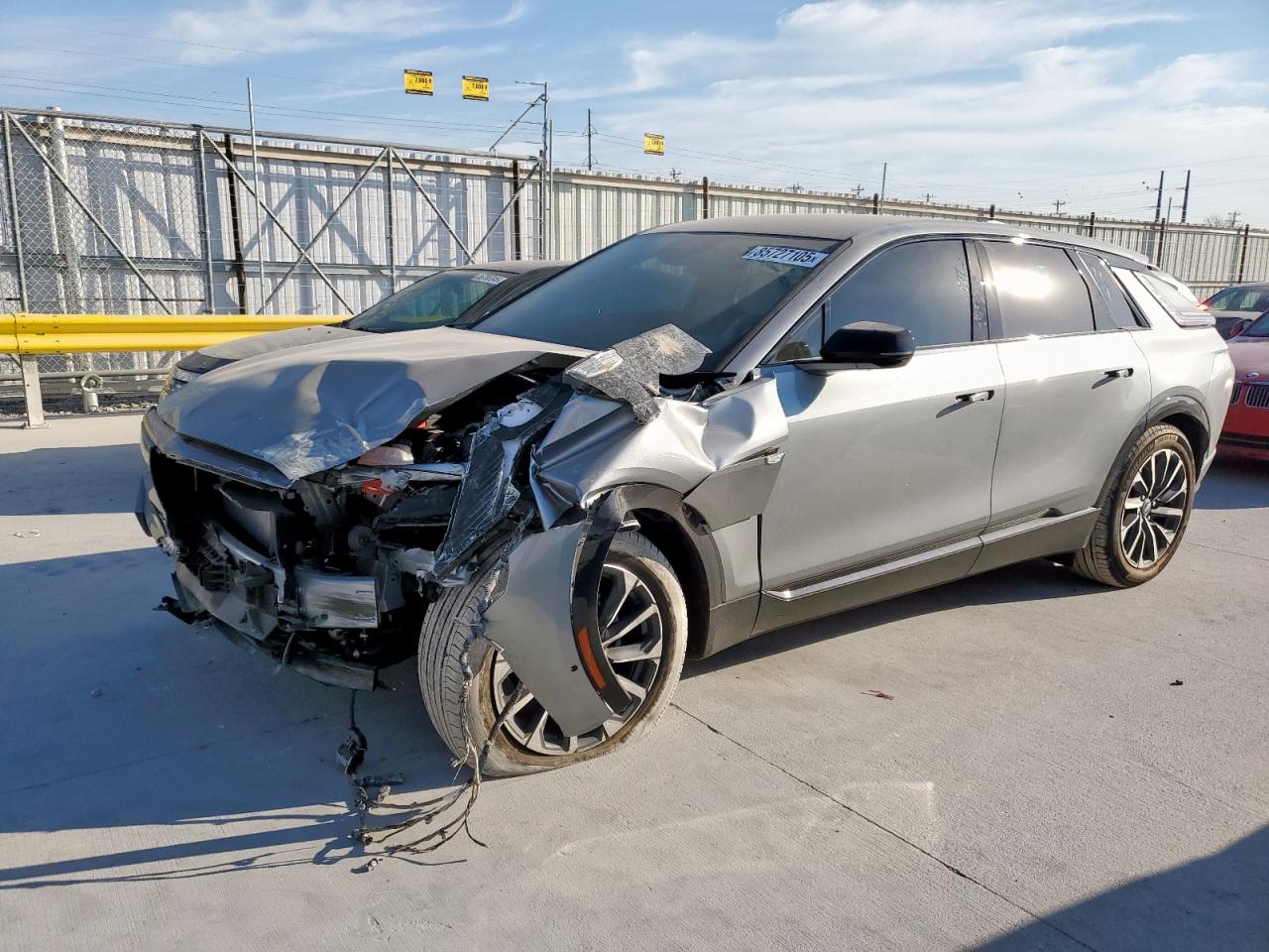 2025 Cadillac LYRIQ Sport, VIN 1GYKPURL3SZ309205 — Frame damage