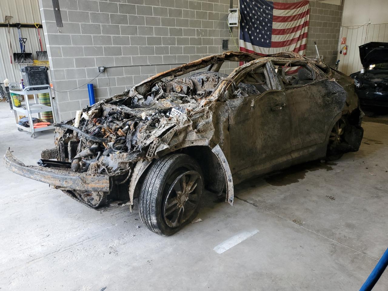 2013 Hyundai Santa Fe Sport, VIN 5XYZU3LA2DG049055 — Water / flood