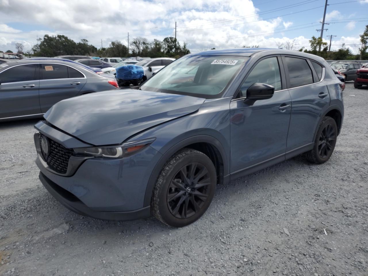 2022 Mazda CX-5 S Carbon Edition, VIN JM3KFBCM4N0648120 — Frame damage