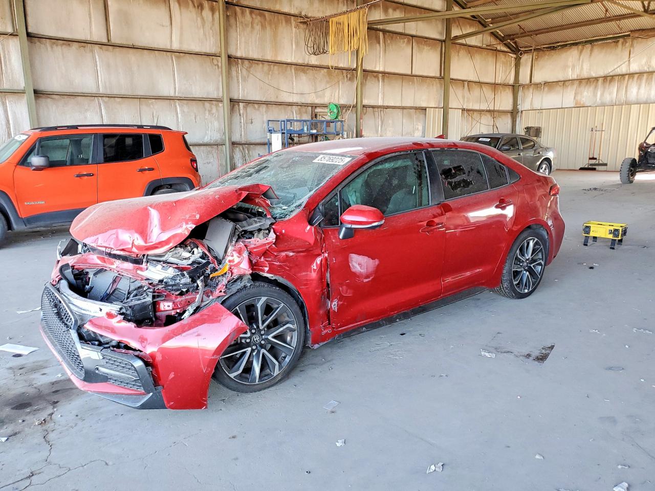 2020 Toyota Corolla SE, VIN JTDS4RCE8LJ038177 — Front end