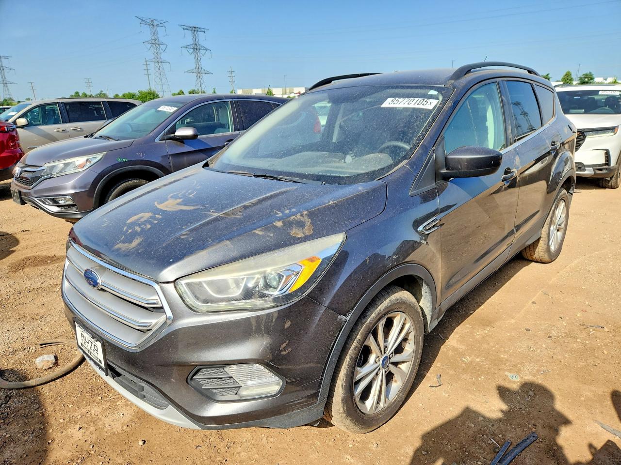 2017 Ford Escape SE, VIN 1FMCU0GD7HUE56166 — Rear end