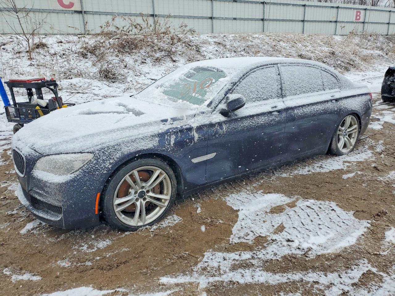 2013 BMW 7 Series 750Li xDrive, VIN WBAYF8C55DD140385 — Water / flood