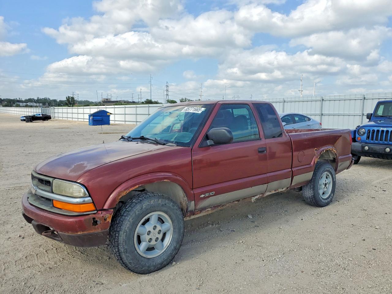 1998 Chevrolet S-10 LS, VIN 1GCDT19X2WK169528 — Hail