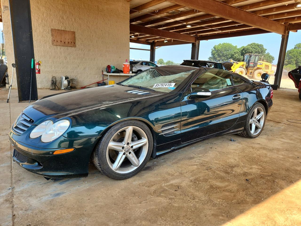 2003 Mercedes-Benz SL 500, VIN WDBSK75F33F042221 — Roof