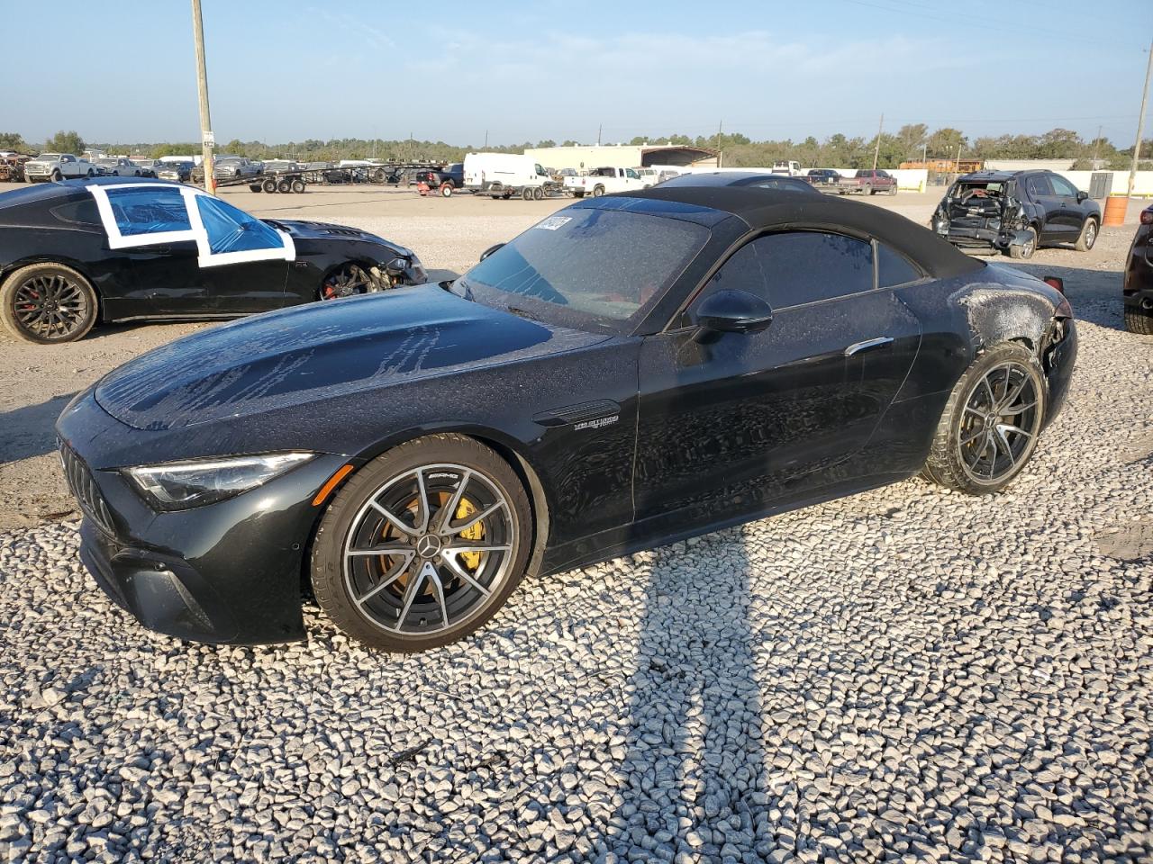 2022 Mercedes-Benz SL 55 AMG, VIN W1KVK8AB8NF006217 — Burn