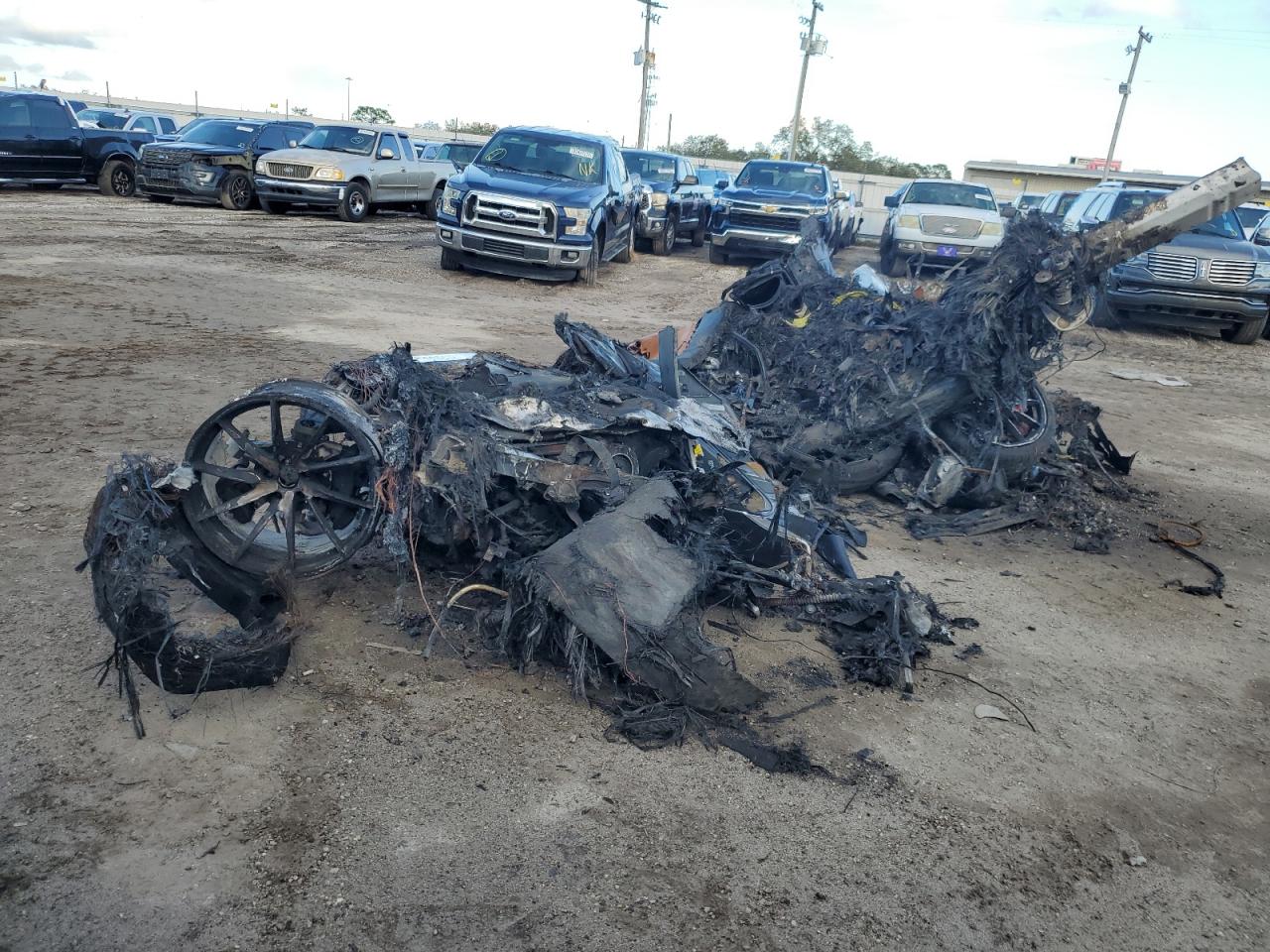 2020 McLaren 720S, VIN SBM14FCA8LW005181 — Burn