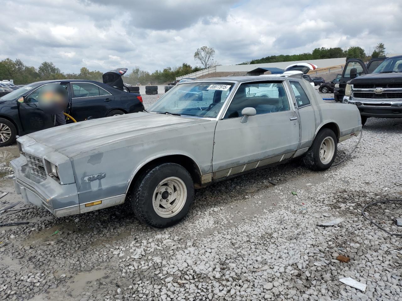 1985 Chevrolet Monte Carlo Sport SS, VIN 1G1GZ37H8FR194081 — Auction photo 1 of 6