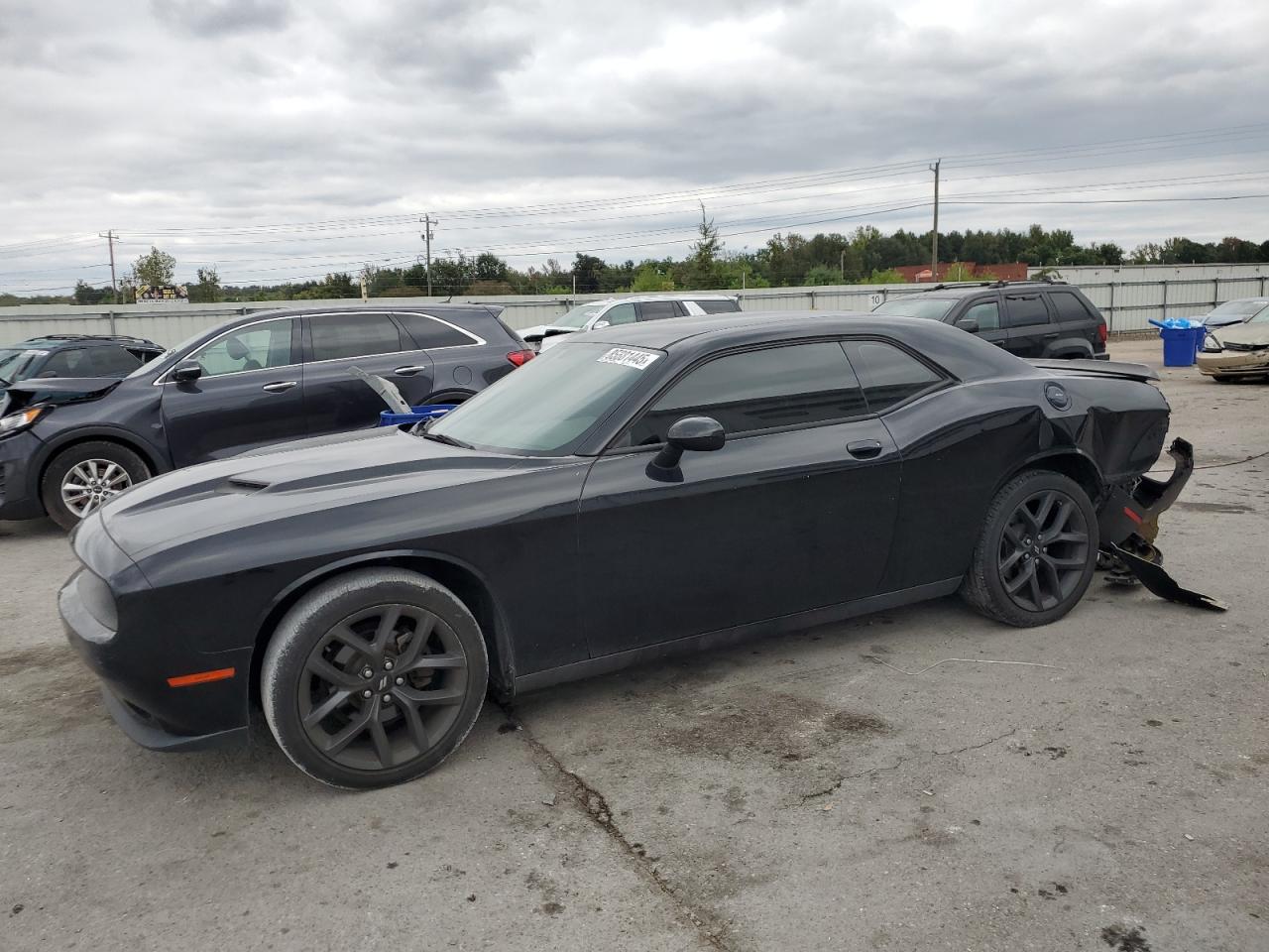 2019 Dodge Challenger SXT, VIN 2C3CDZAG7KH593022 — Rear end