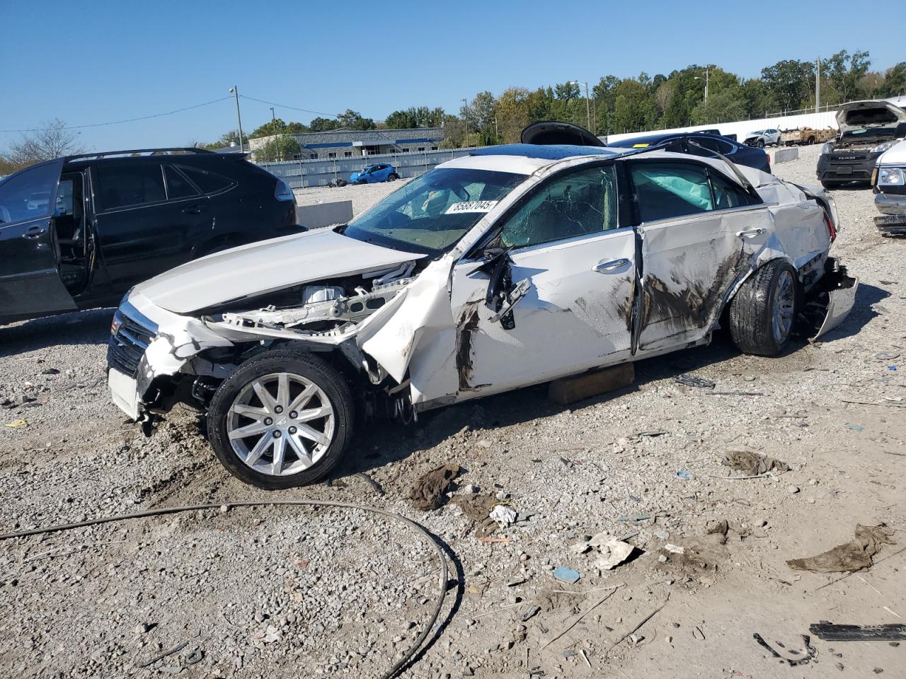 2015 Cadillac CTS Luxury AWD, VIN 1G6AX5SX6F0106620 — Rollover