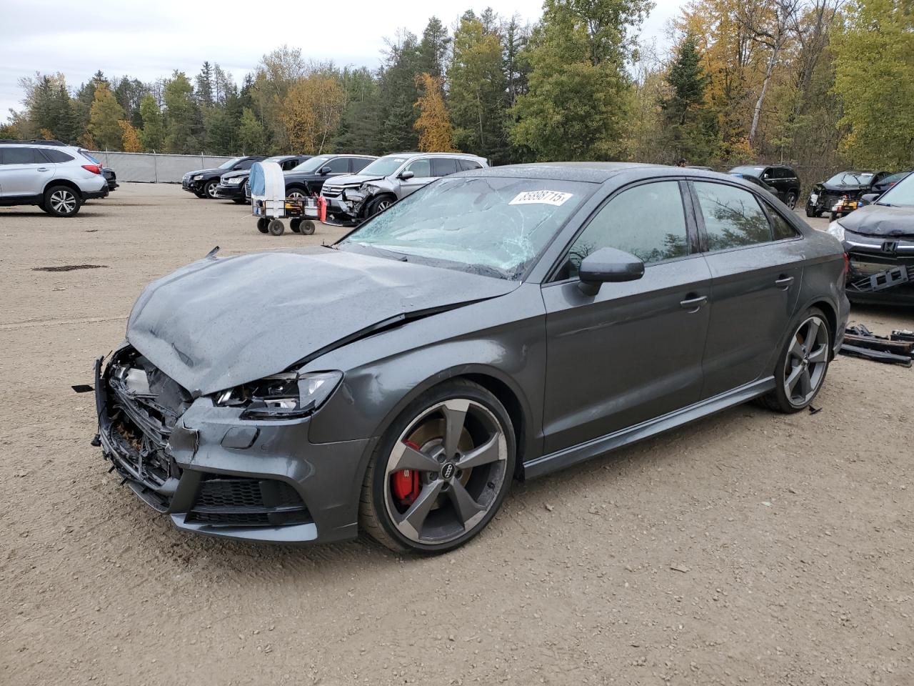 2020 Audi S3 Technik, VIN WAUF1GFF8LA000268 — Front end