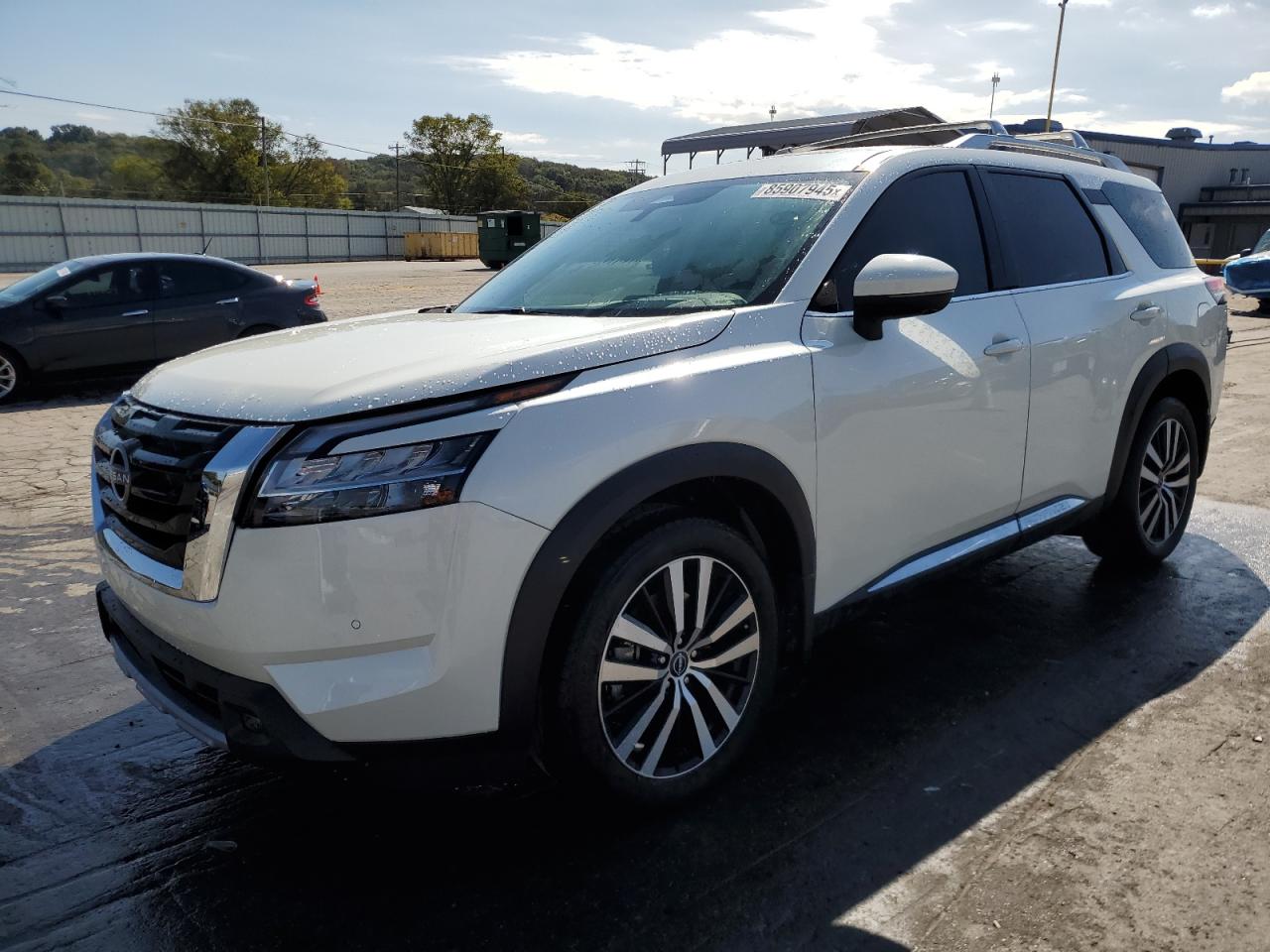 2023 Nissan Pathfinder Platinum, VIN 5N1DR3DK7PC217375 — Partial repair