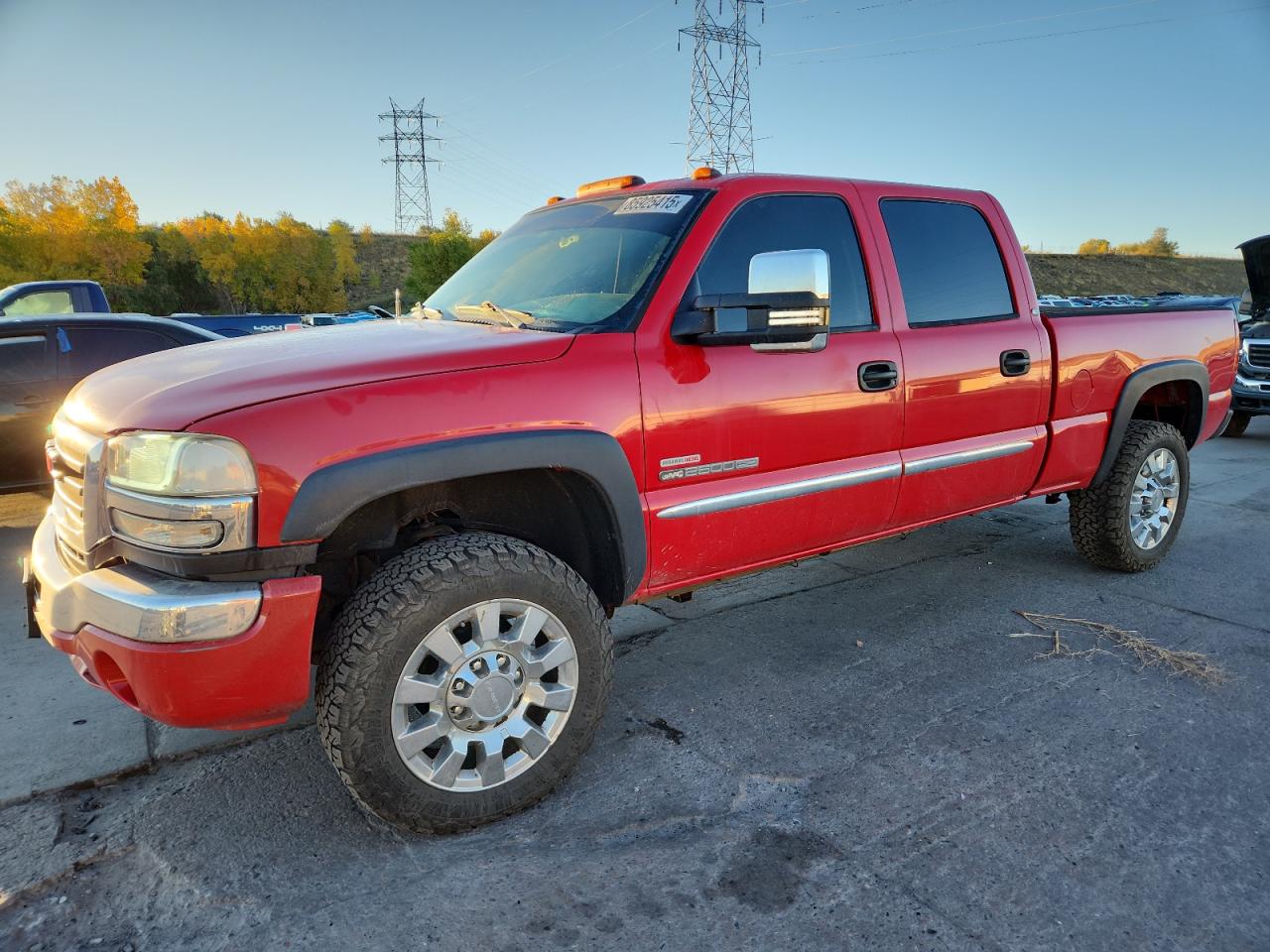 2006 GMC Sierra 2500HD SLT, VIN 1GTHK23D26F182202 — Vandalism