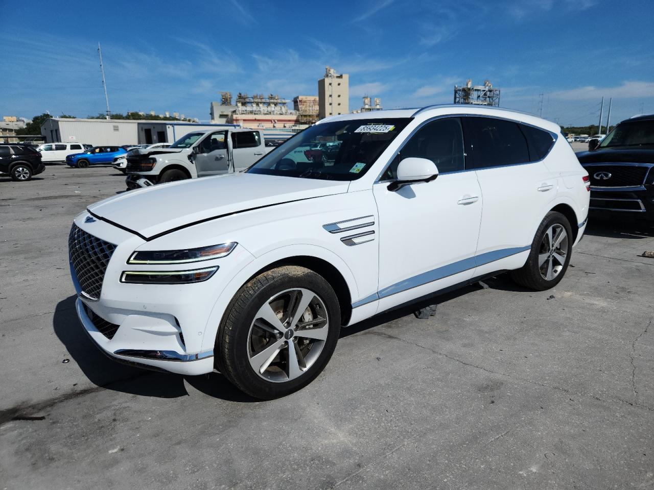 2023 Genesis GV80, VIN KMUHBDSB5PU115826 — Side