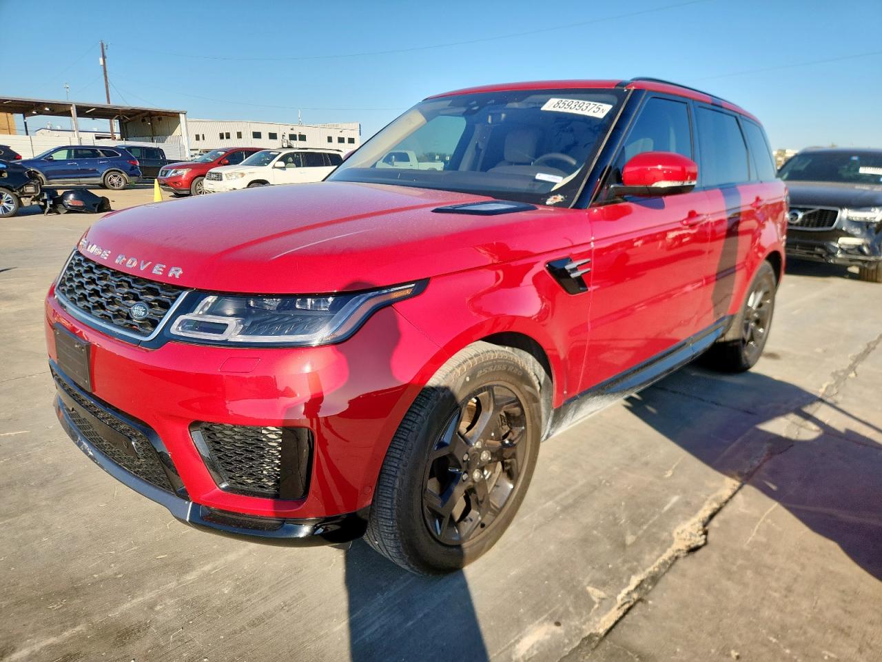 2020 Land Rover Range Rover Sport HSE, VIN SALWR2SU6LA746729 — Missing or altered VIN