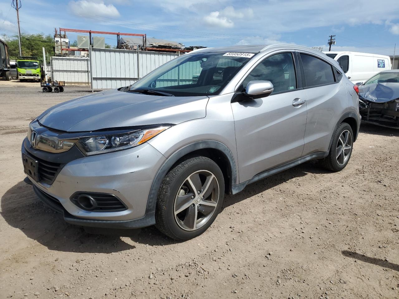 2022 Honda HR-V EX-L, VIN 3CZRU5H76NM708391 — Зад