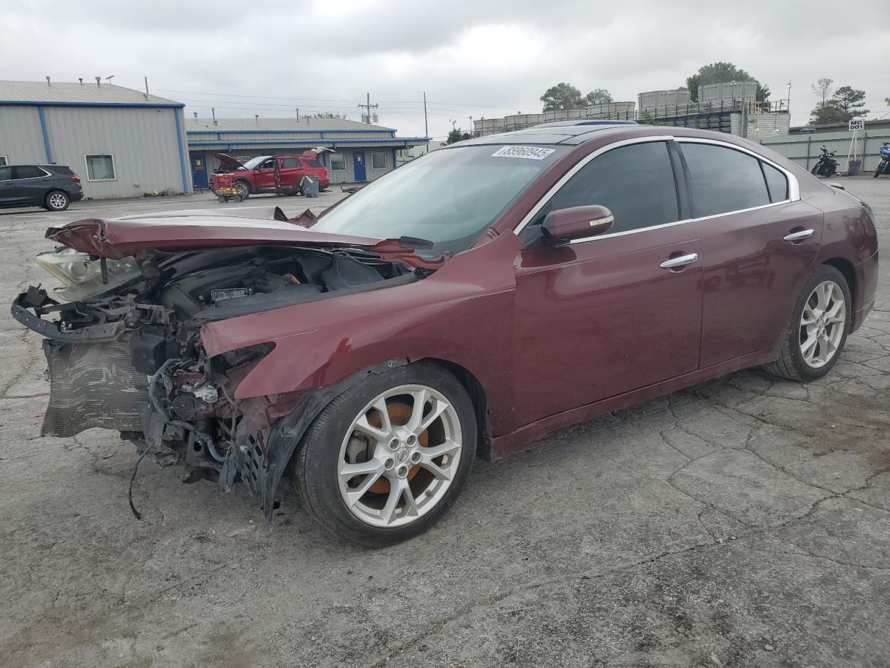 2012 Nissan Maxima SV, VIN 1N4AA5AP7CC863073 — Перед