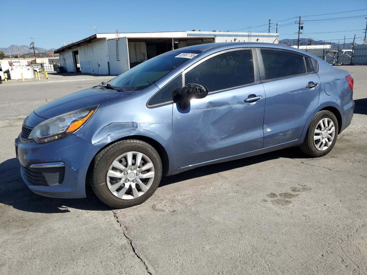 2016 Kia Rio LX, VIN KNADM4A36G6549924 — Front end