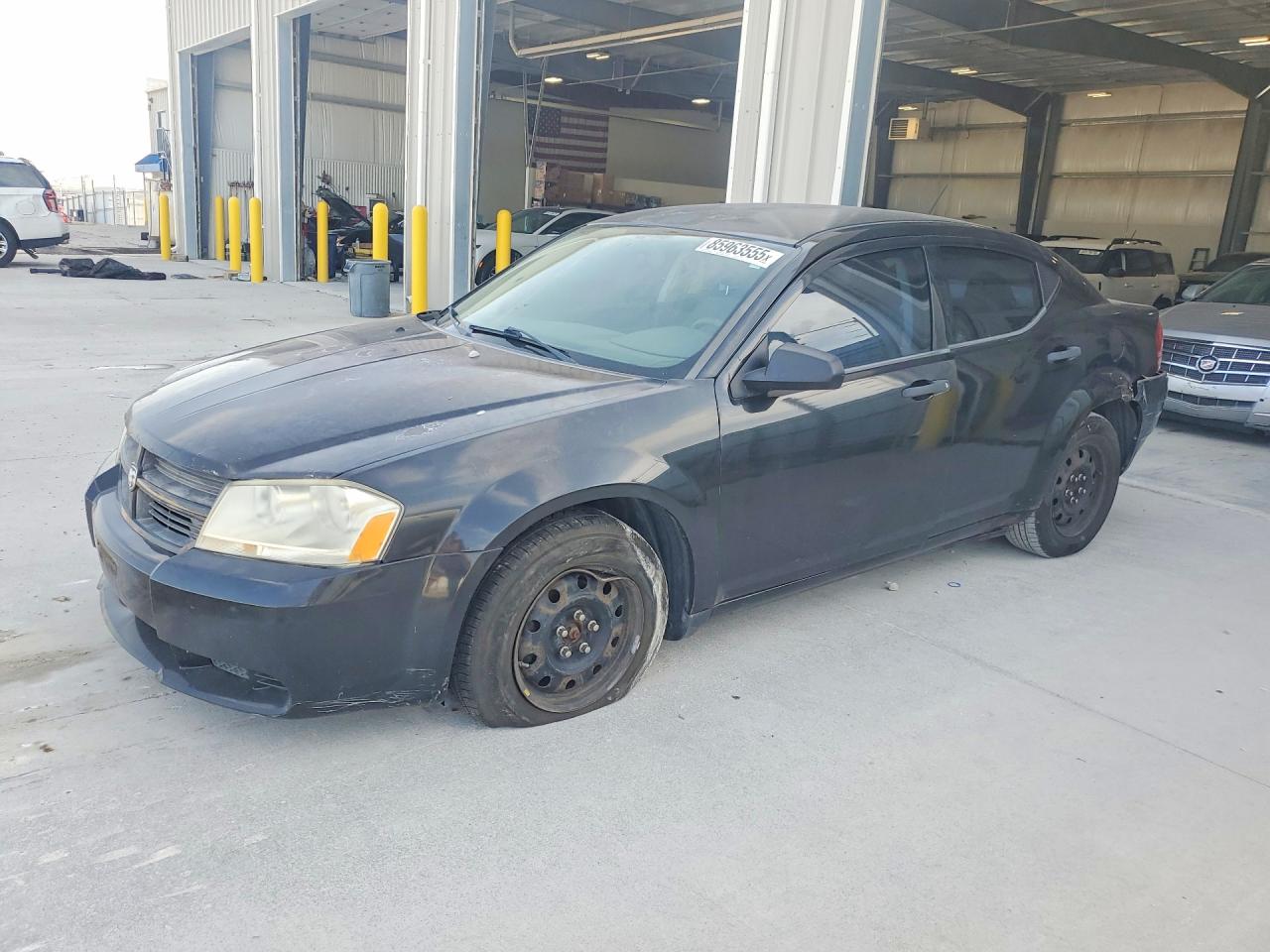 2008 Dodge Avenger SE, VIN 1B3LC46R08N232714 — Rear end