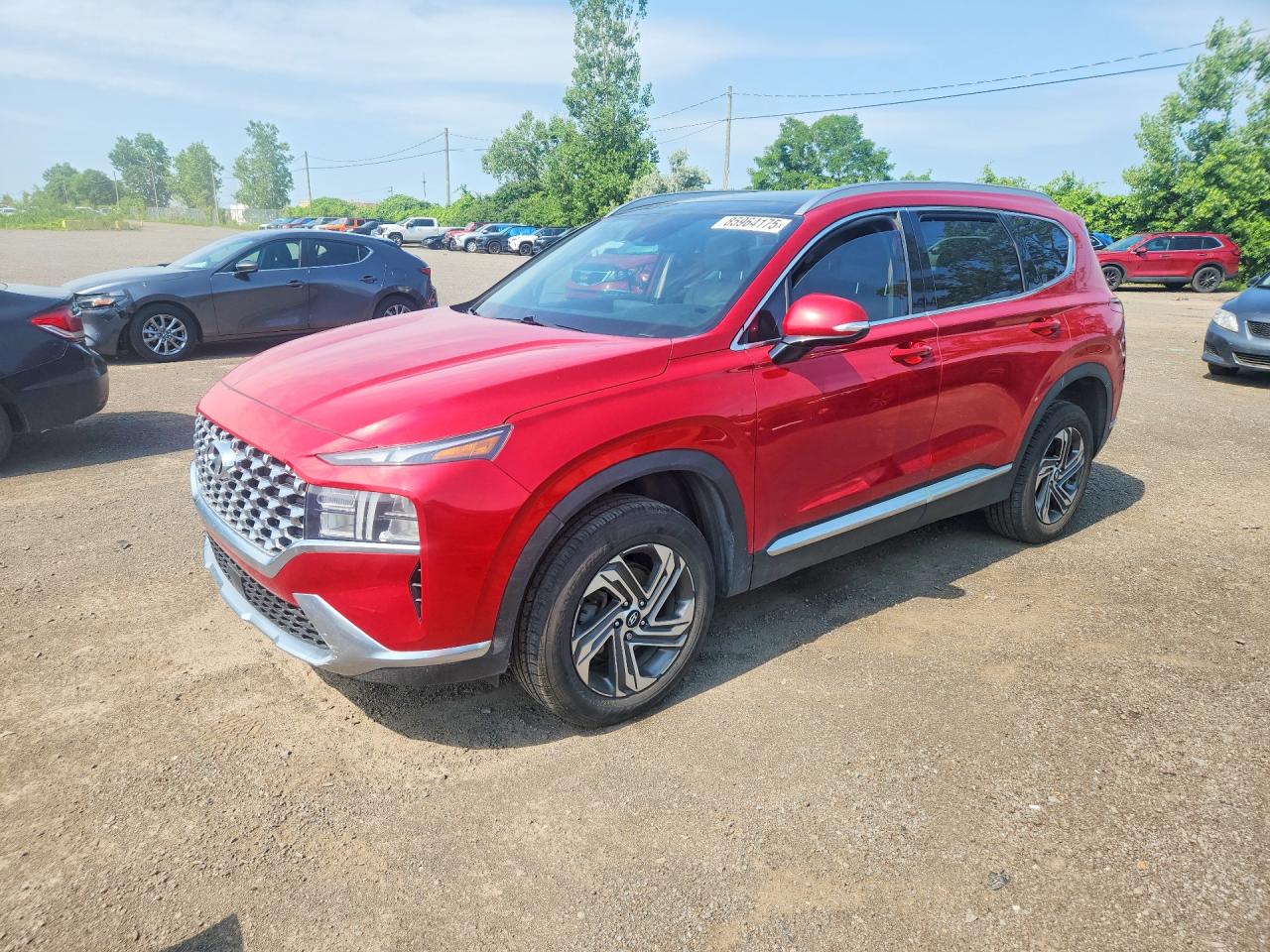 2021 Hyundai Santa Fe SEL, VIN 5NMS3DAJ0MH307463 — Вода / потоп