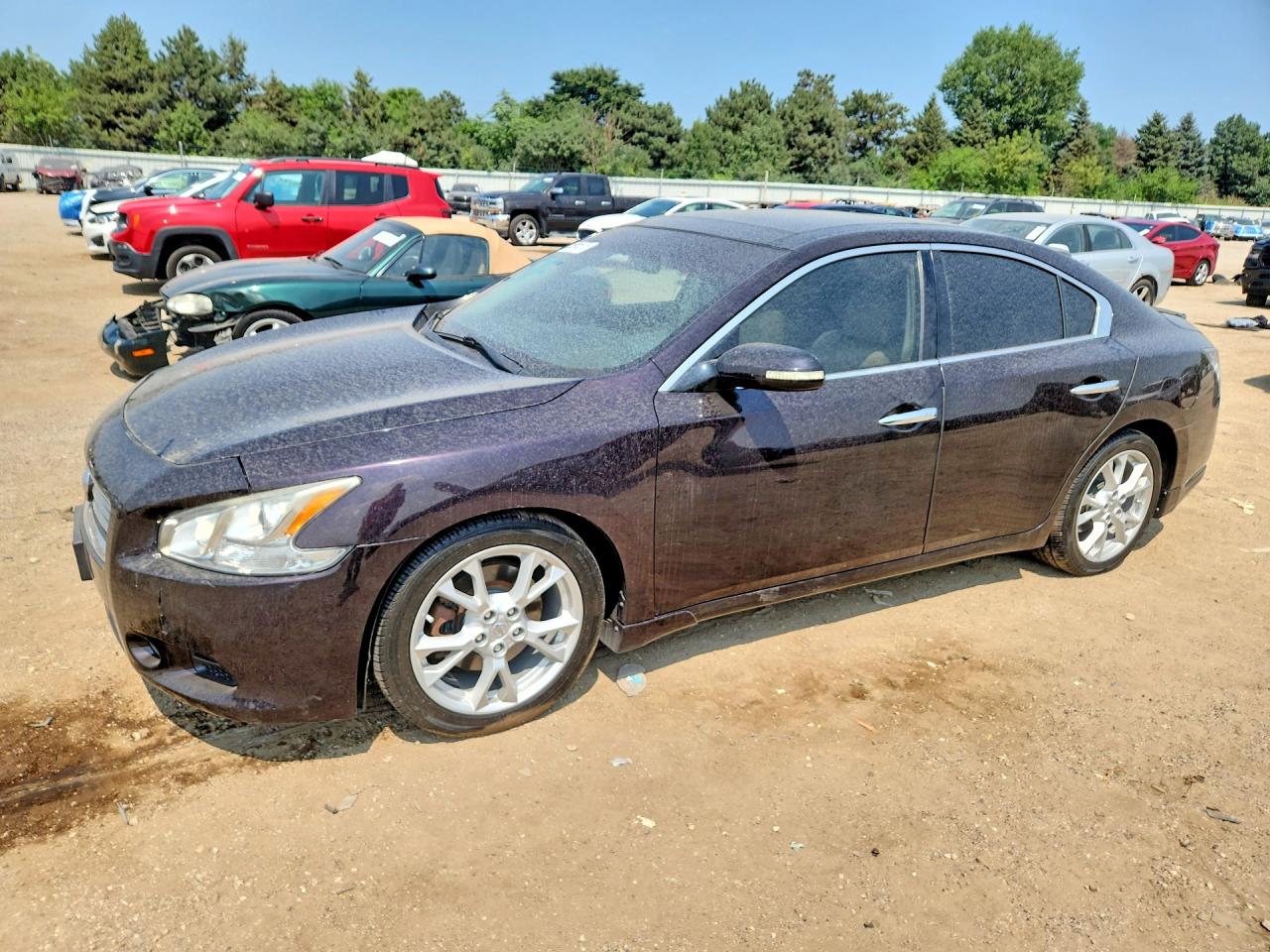 2012 Nissan Maxima SV, VIN 1N4AA5AP2CC840980 — Перед