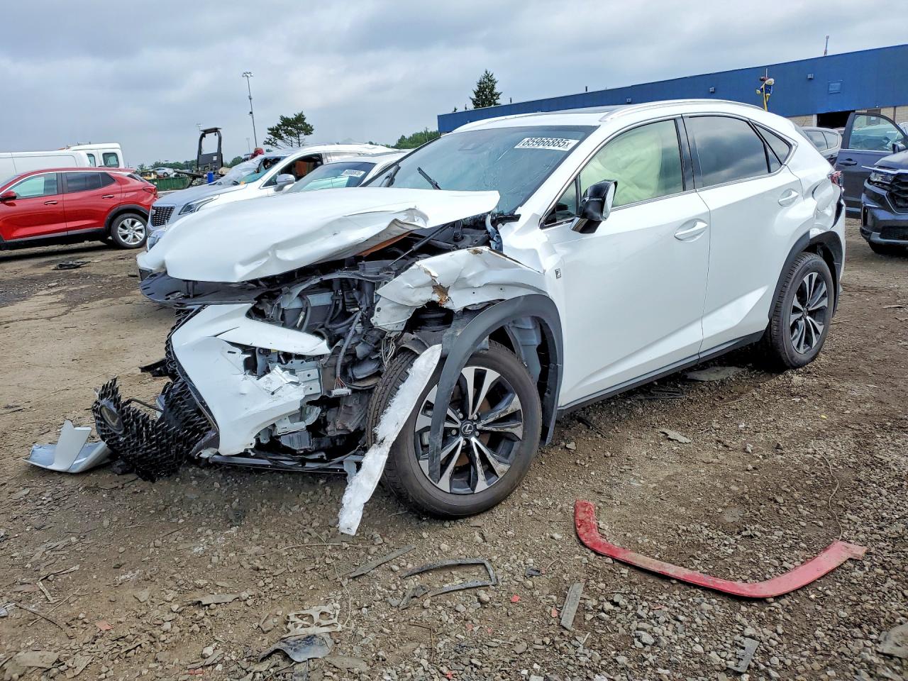 2021 Lexus NX 300 F Sport, VIN JTJSARDZ9M5021034 — Front end