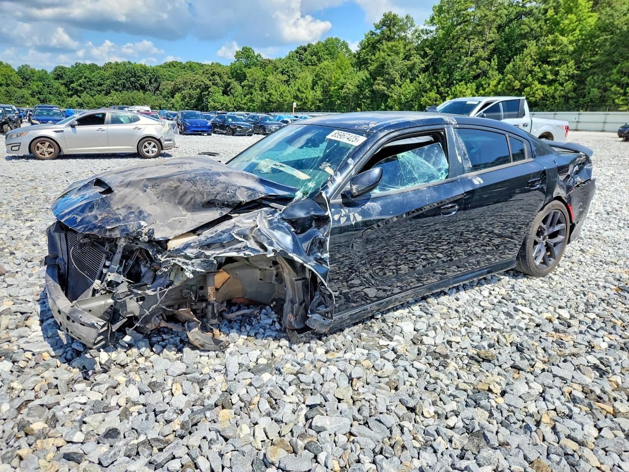 2021 Dodge Charger GT, VIN 2C3CDXHG2MH656072 — Front end