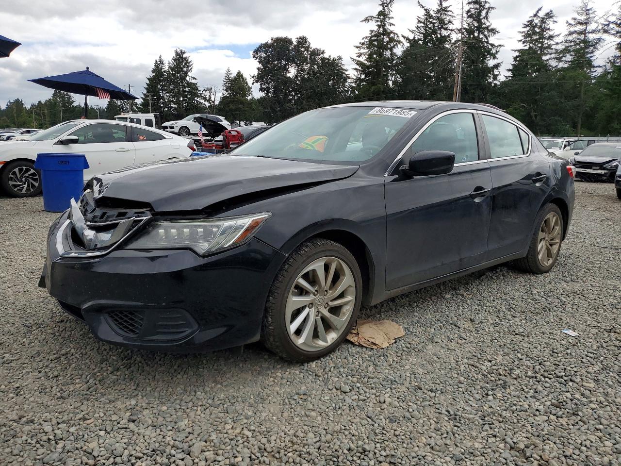 2017 Acura ILX Premium, VIN 19UDE2F76HA005990 — Front end