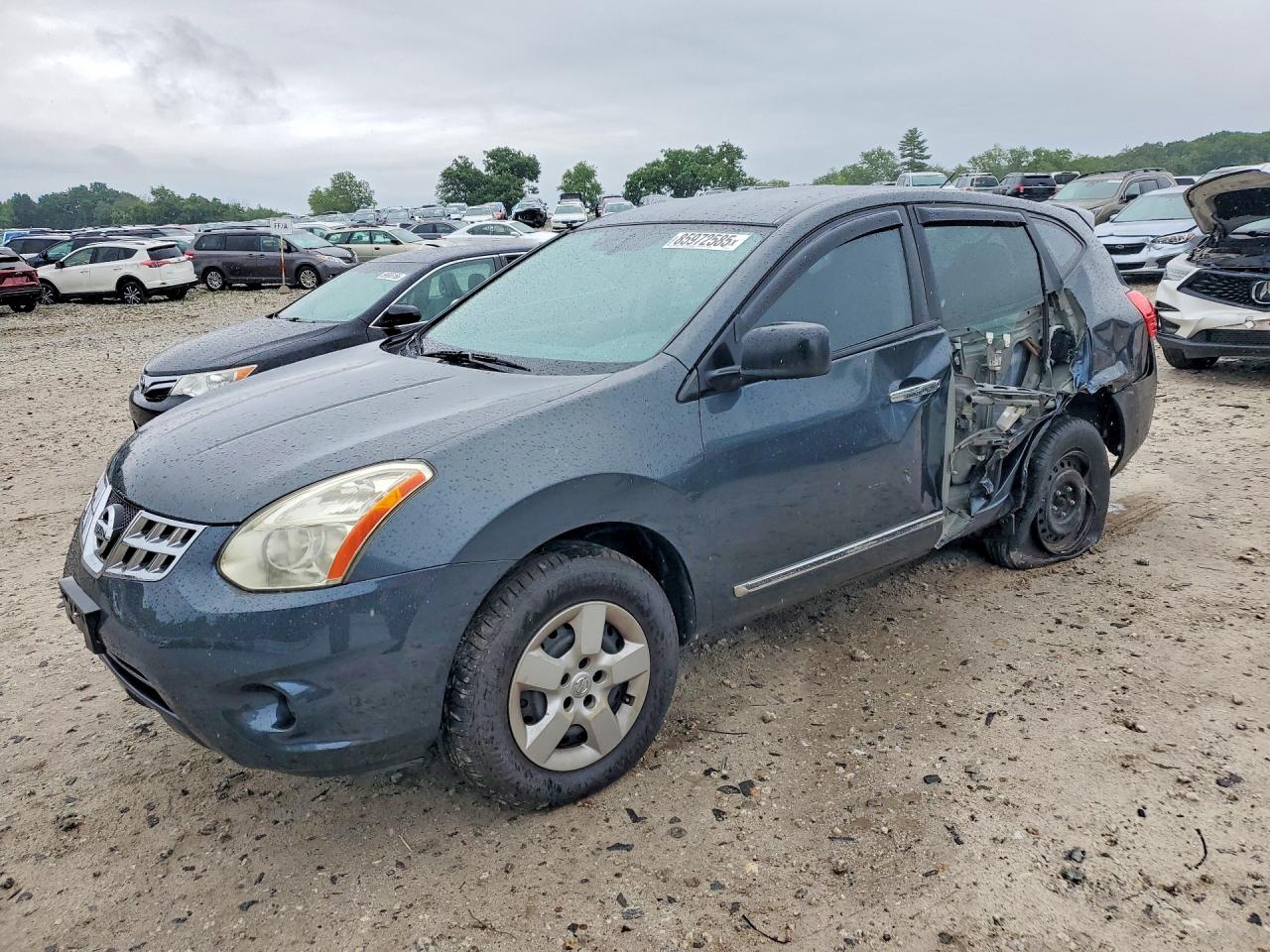 2012 Nissan Rogue SV, VIN JN8AS5MV4CW711594 — Side