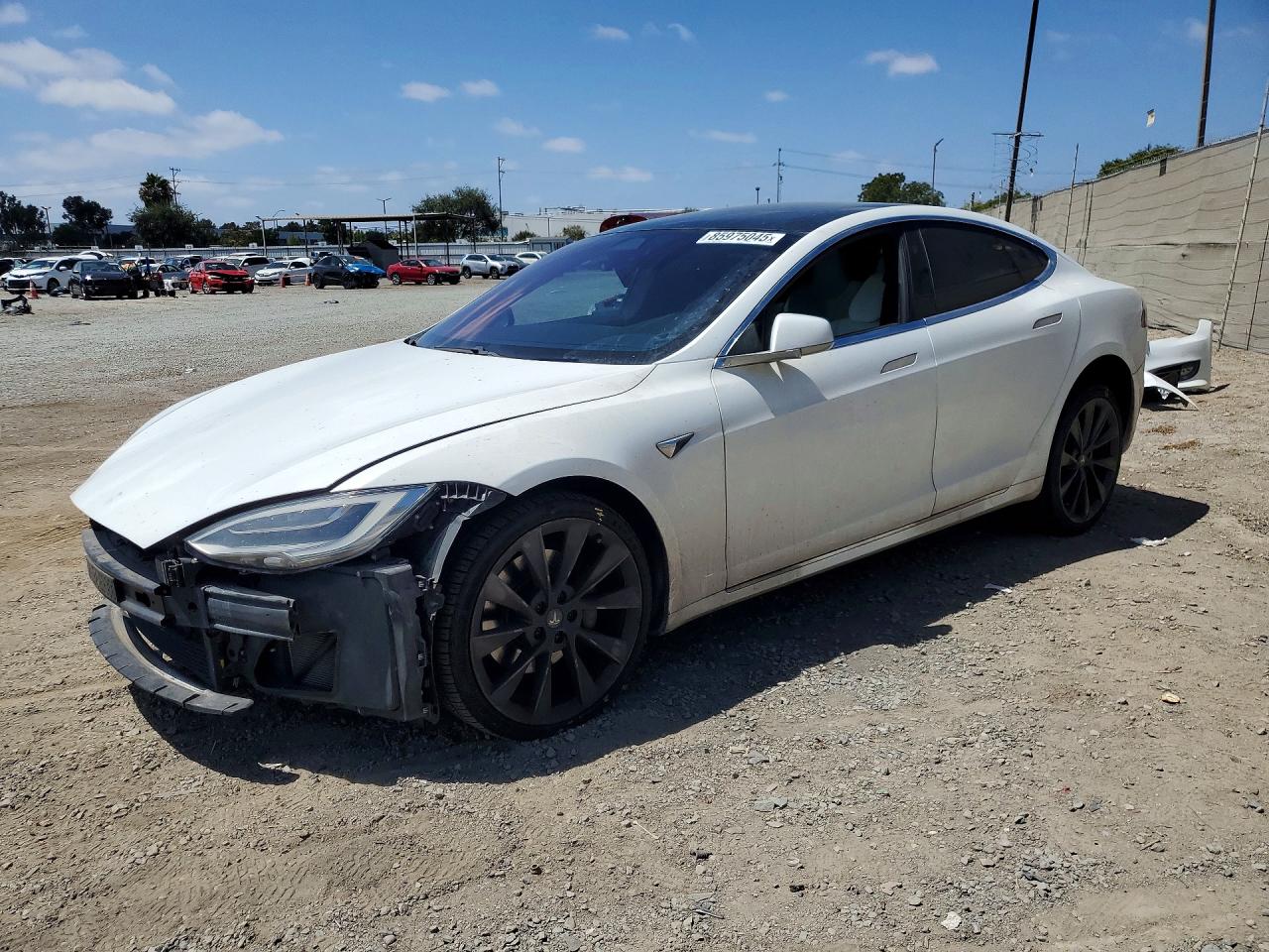 2020 Tesla Model S Long Range, VIN 5YJSA1E23LF356616 — Front end