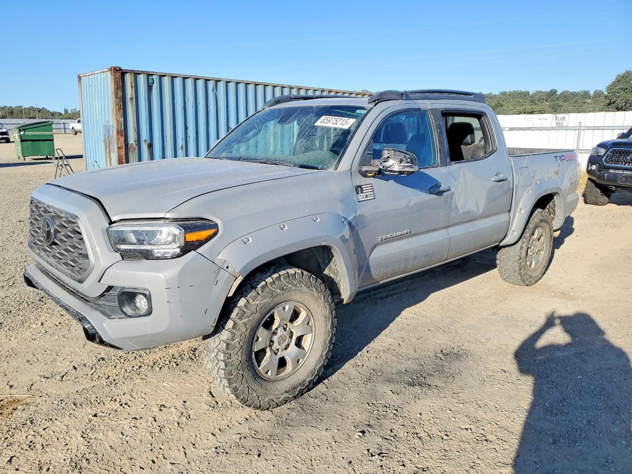 2021 Toyota Tacoma SR5, VIN 3TYCZ5AN2MT015925 — Rollover