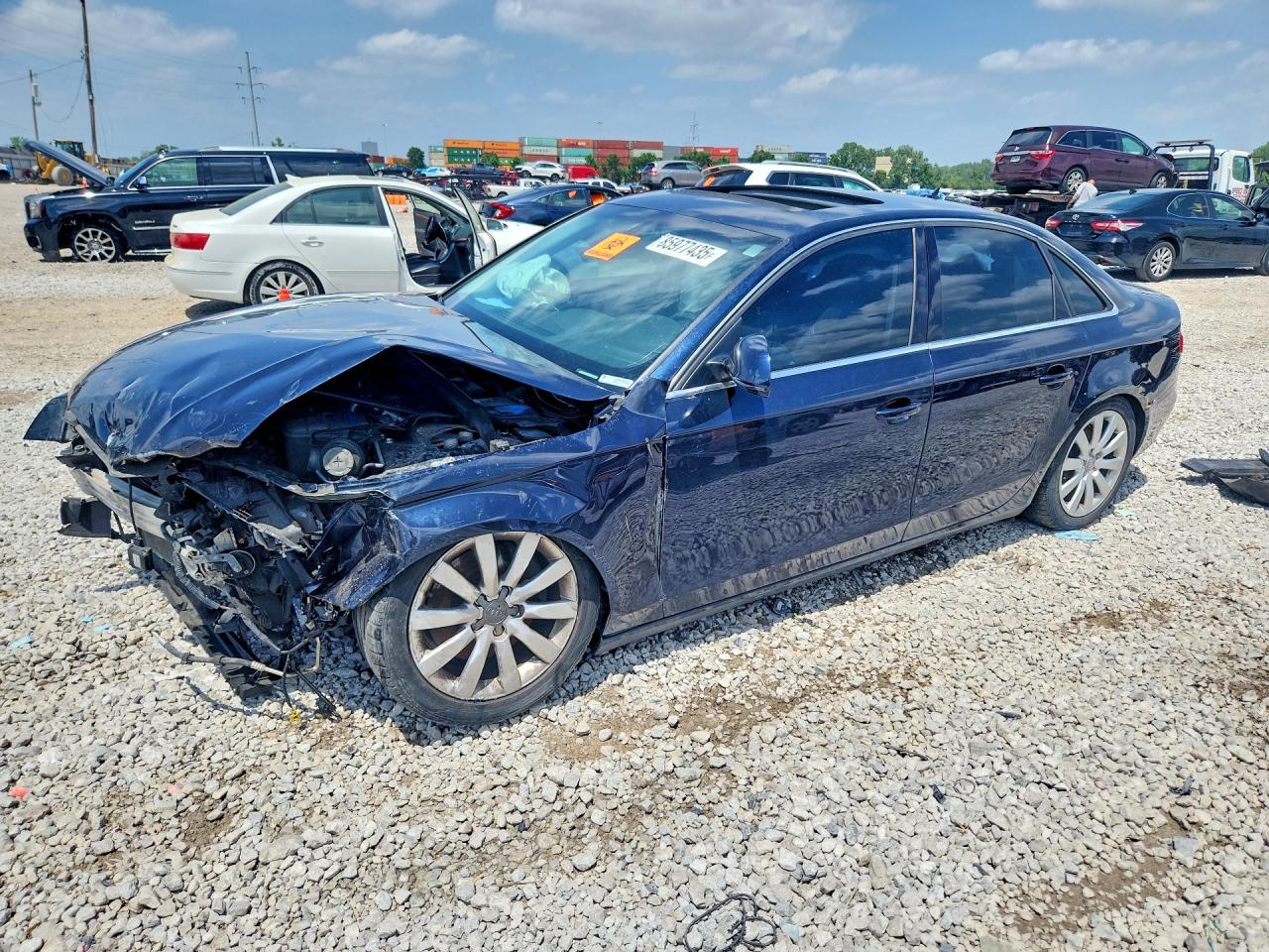 2009 Audi A4 Premium Plus, VIN WAUSF78K29N048666 — Front end