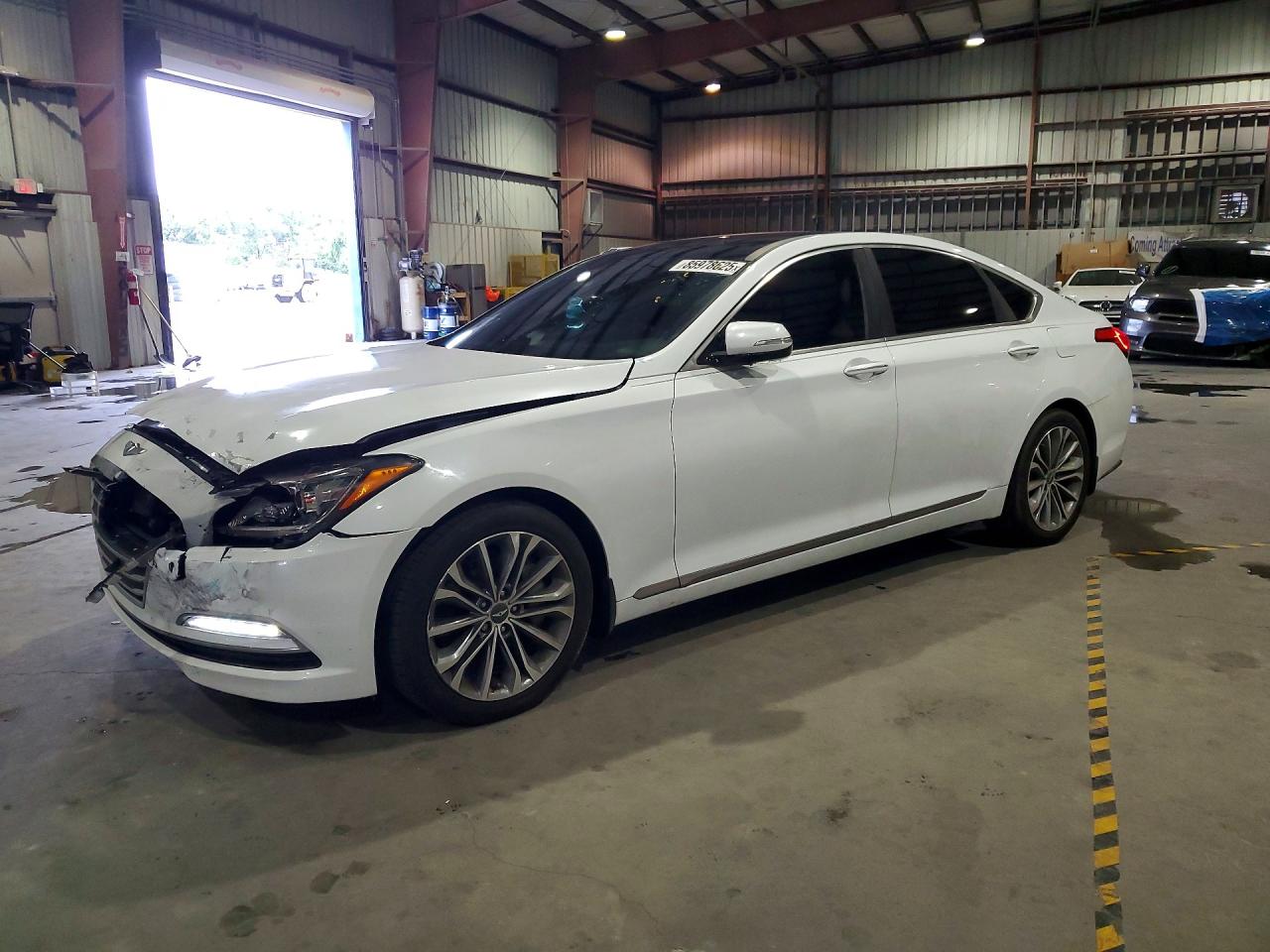2016 Hyundai Genesis 3.8L, VIN KMHGN4JE4GU126202 — Front end
