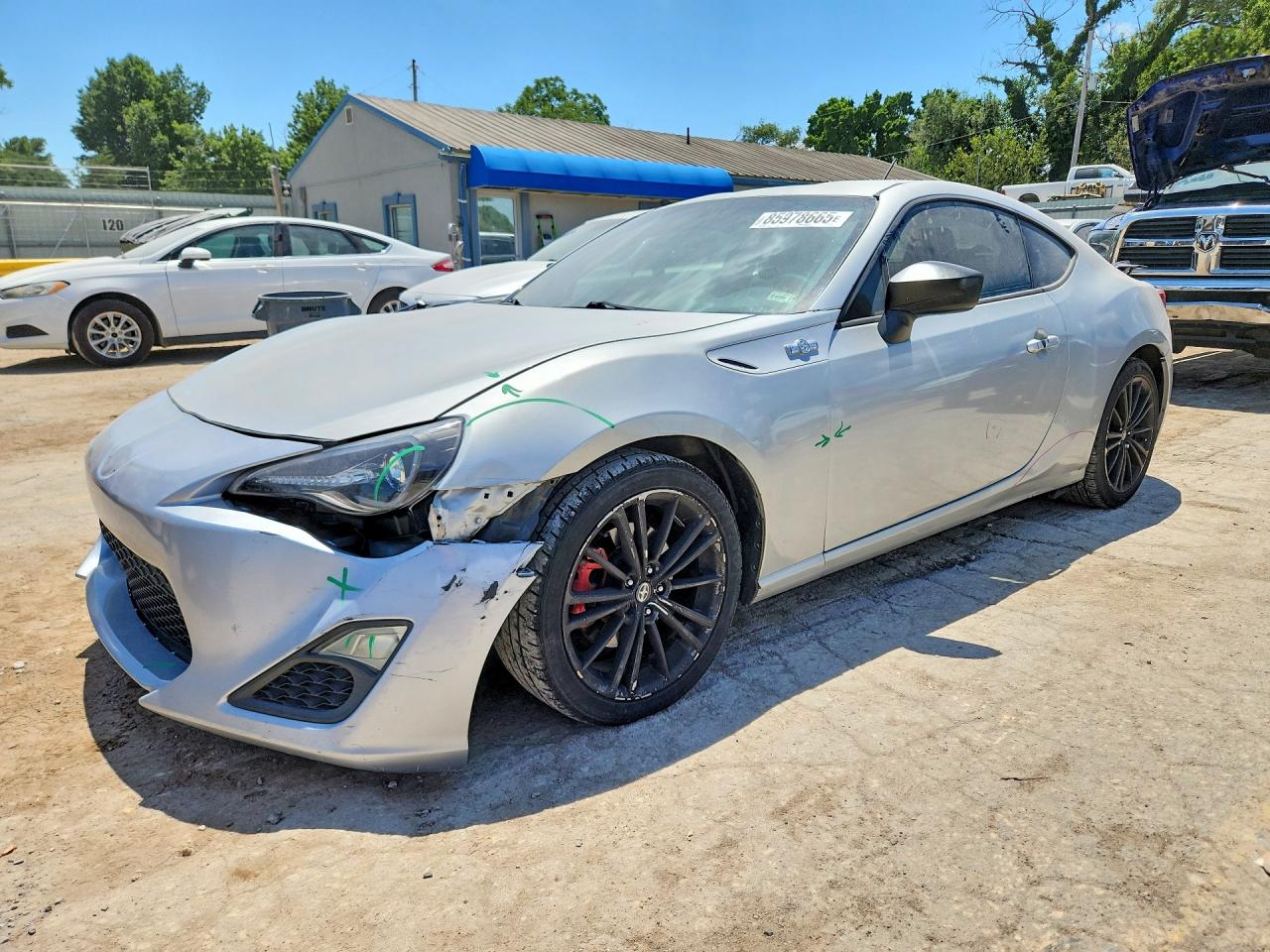2013 Scion FR-S, VIN JF1ZNAA19D2707491 — Front end
