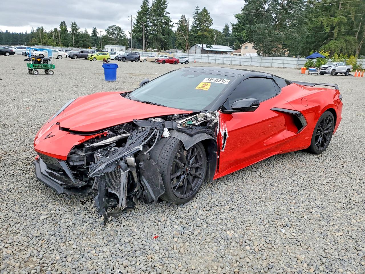 2024 Chevrolet Corvette 1LT, VIN 1G1YA3D46R5122059 — Front end