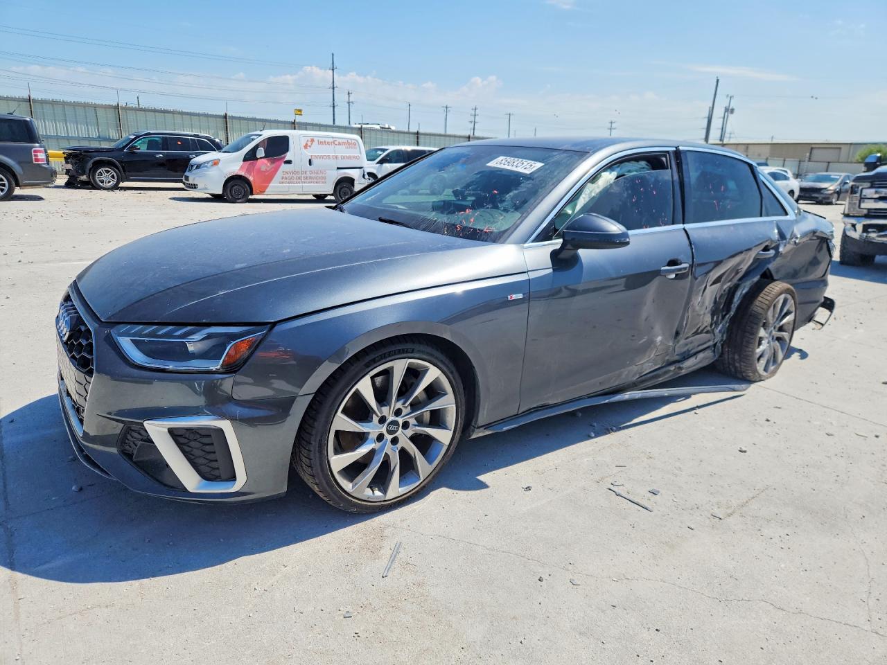 2020 Audi A4 Premium Plus, VIN WAUENAF47LN010374 — Side