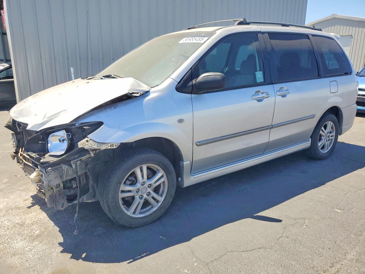 2005 Mazda MPV LX, VIN JM3LW28A750544126 — Front end