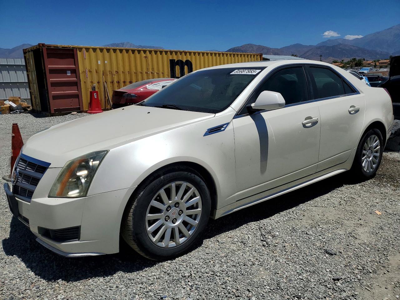 2010 Cadillac CTS Luxury, VIN 1G6DE5EG9A0142759 — Interior fire