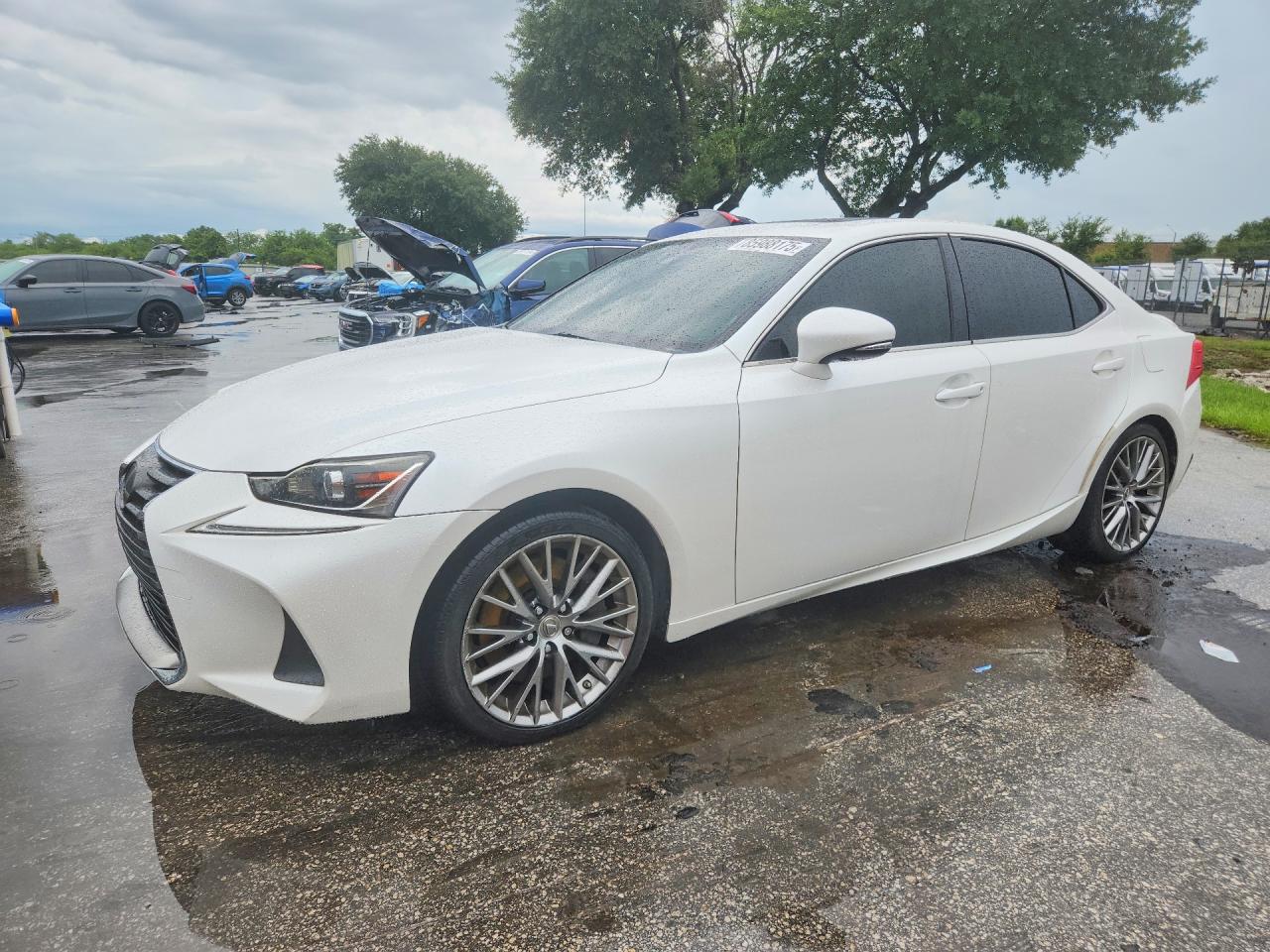 2017 Lexus IS 200t, VIN JTHBA1D27H5048745 — Зад