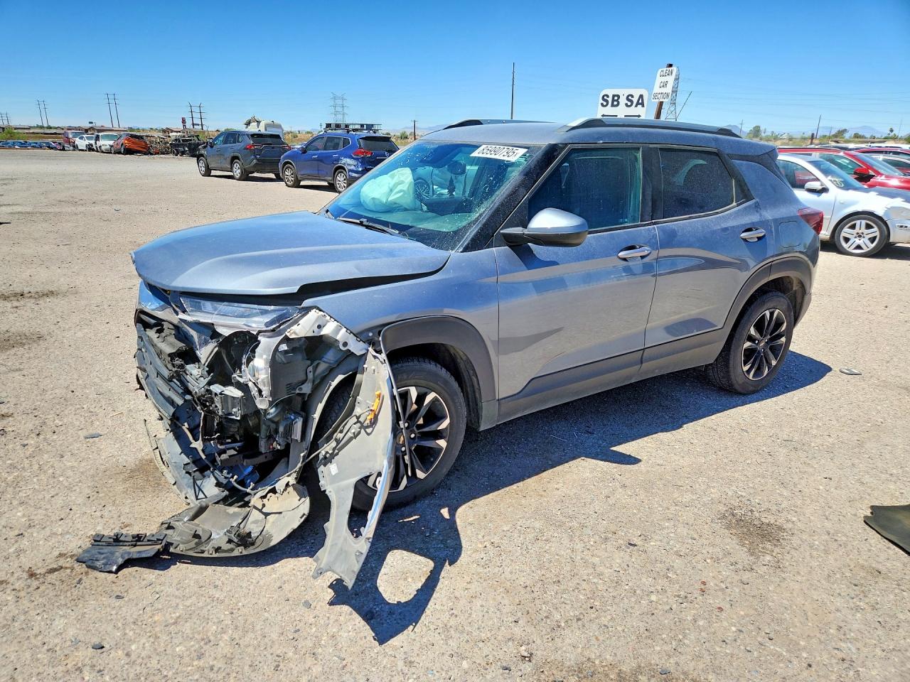 2021 Chevrolet TrailBlazer LT, VIN KL79MPSL2MB073468 — Front end