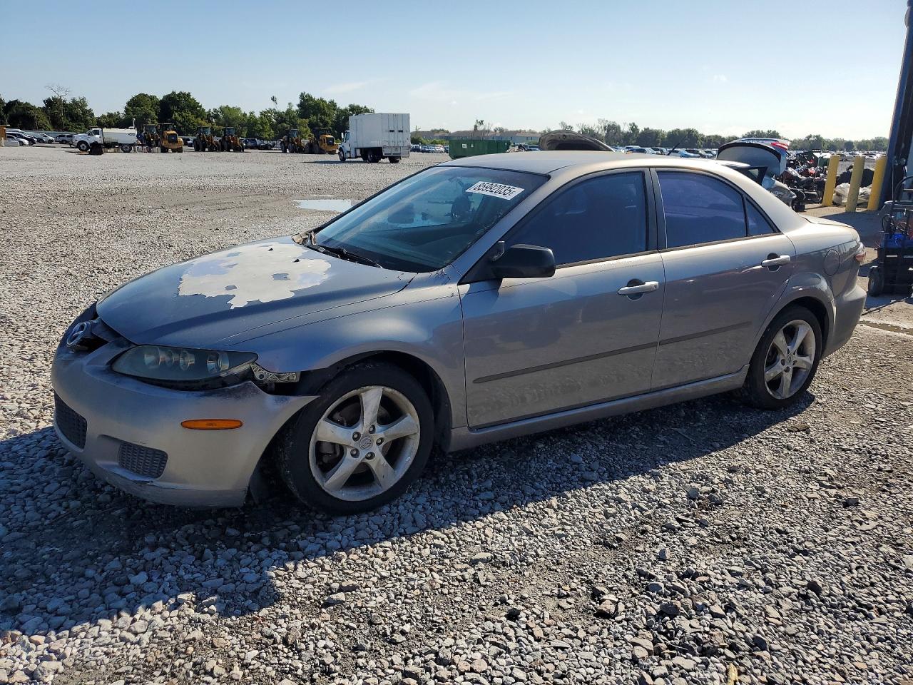 2007 Mazda 6 i Sport VE, VIN 1YVHP80C875M62353 — Rear end