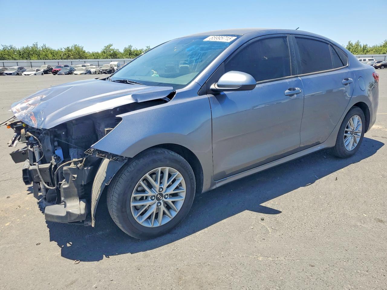 2020 Kia Rio S, VIN 3KPA24AD9LE318315 — Front end